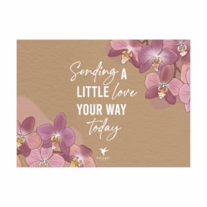 Ansichtkaart 'Sending love'