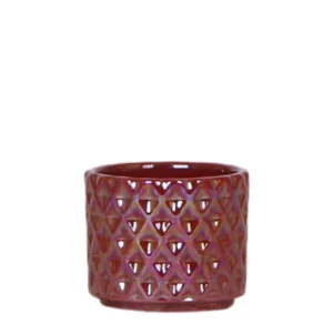 Diamond Pearl pot | rood - Ø6cm